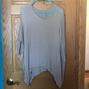 3/4 Sleeve Oversized Top